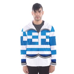 Greece Greek Europe Athens Hooded Wind Breaker (men) by Nexatart