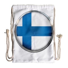 Finland Country Flag Countries Drawstring Bag (large) by Nexatart