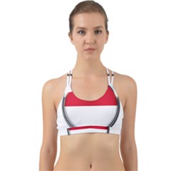 Monaco Or Indonesia Country Nation Nationality Back Web Sports Bra by Nexatart