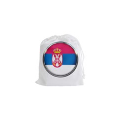 Serbia Flag Icon Europe National Drawstring Pouches (xs)  by Nexatart