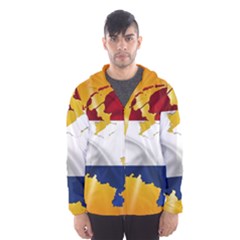 Holland Country Nation Netherlands Flag Hooded Wind Breaker (men) by Nexatart