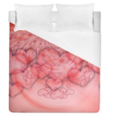 Heart Love Friendly Pattern Duvet Cover (queen Size) by Nexatart