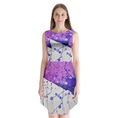 Art Painting Abstract Spots Sleeveless Chiffon Dress   by Nexatart