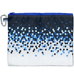 Flat Tech Camouflage Reverse Blue Canvas Cosmetic Bag (xxxl) by jumpercat