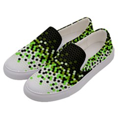 Flat Tech Camouflage Reverse Green Men s Canvas Slip Ons by jumpercat