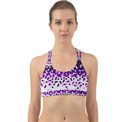 Flat Tech Camouflage Reverse Purple Back Web Sports Bra by jumpercat