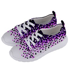 Flat Tech Camouflage Reverse Purple Women s Lightweight Sports Shoes by jumpercat