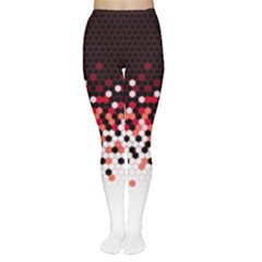 Flat Tech Camouflage Reverse Red Women s Tights by jumpercat