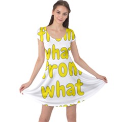 Save Me From What I Want Cap Sleeve Dress by Valentinaart