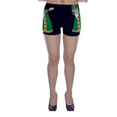  St  Patrick  Dabbing Skinny Shorts by Valentinaart