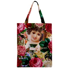 Little Girl Victorian Collage Zipper Classic Tote Bag by snowwhitegirl