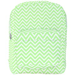 Green Chevron Full Print Backpack by snowwhitegirl