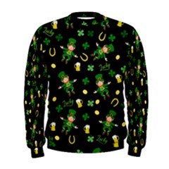 St Patricks Day Pattern Men s Sweatshirt by Valentinaart