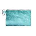 Green Ocean Splash Canvas Cosmetic Bag (Medium) View1