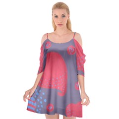 Lollipop Attacked By Hearts Cutout Spaghetti Strap Chiffon Dress by snowwhitegirl