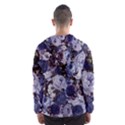 Rose Bushes Blue Hooded Wind Breaker (Men) View2