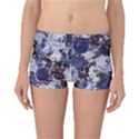 Rose Bushes Blue Boyleg Bikini Bottoms View1