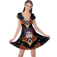 Zoltar Speaks Cap Sleeve Dress by Valentinaart