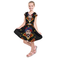 Zoltar Speaks Kids  Short Sleeve Dress by Valentinaart