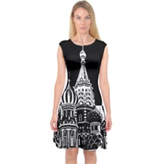 Moscow Capsleeve Midi Dress by Valentinaart