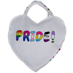 Pride Giant Heart Shaped Tote by Valentinaart