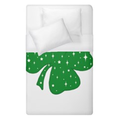 Sparkly Clover Duvet Cover (single Size) by Valentinaart