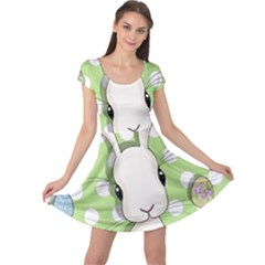 Easter Bunny  Cap Sleeve Dress by Valentinaart