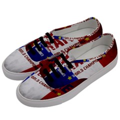 Football World Cup Men s Classic Low Top Sneakers by Valentinaart