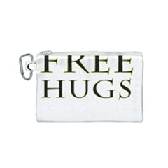 Freehugs Canvas Cosmetic Bag (small) by cypryanus