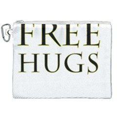 Freehugs Canvas Cosmetic Bag (xxl) by cypryanus