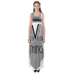 It s A Vulcan Thing Empire Waist Maxi Dress by Howtobead