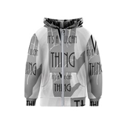 It s A Vulcan Thing Kids  Zipper Hoodie by Howtobead