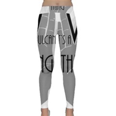 Vulcan Thing Classic Yoga Leggings by Howtobead