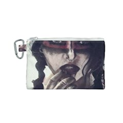 Femininely Badass Canvas Cosmetic Bag (small) by sirenstore