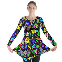 Artwork By Patrick-pattern-30 Long Sleeve Tunic  by ArtworkByPatrick