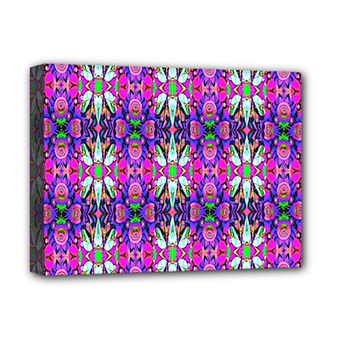 Pattern-32 Deluxe Canvas 16  X 12   by ArtworkByPatrick