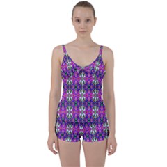 Pattern-32 Tie Front Two Piece Tankini by ArtworkByPatrick