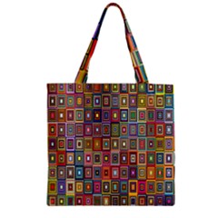 Artwork By Patrick-pattern-33 Zipper Grocery Tote Bag by ArtworkByPatrick