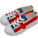 Iceland flag Kids  Low Top Canvas Sneakers View2