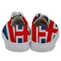 Iceland flag Kids  Low Top Canvas Sneakers View4