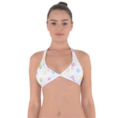 Easter Pattern Halter Neck Bikini Top by Valentinaart