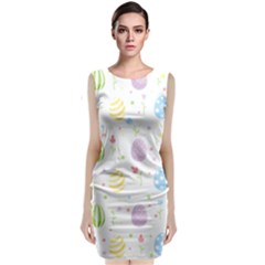 Easter Pattern Classic Sleeveless Midi Dress by Valentinaart