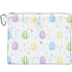 Easter Pattern Canvas Cosmetic Bag (xxxl) by Valentinaart