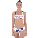 Russia Football World Cup Criss Cross Bikini Set View1