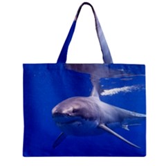 Great White Shark 4 Zipper Mini Tote Bag by trendistuff