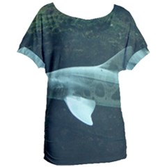 Leopard Shark Women s Oversized Tee by trendistuff