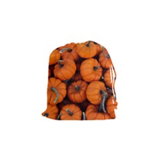 Pumpkins 2 Drawstring Pouches (small)  by trendistuff