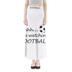 Football Fan  Full Length Maxi Skirt by Valentinaart