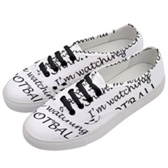 Football Fan  Women s Classic Low Top Sneakers by Valentinaart