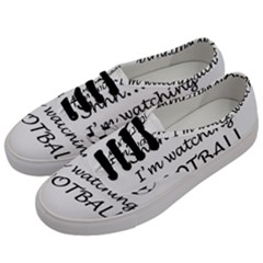 Football Fan  Men s Classic Low Top Sneakers by Valentinaart